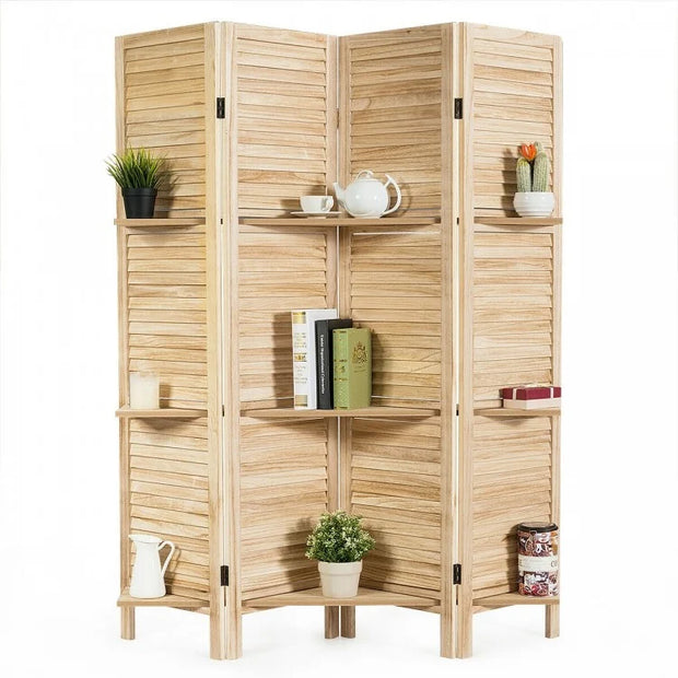 4 Panel Freestanding Foldable Room Divider