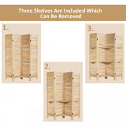 4 Panel Freestanding Foldable Room Divider