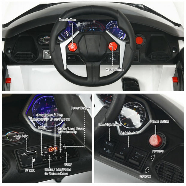 Electric Vehicle with Lights 12V