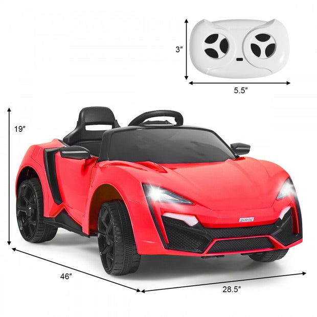 Electric Vehicle with Lights 12V