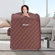 Portable 2-Person Sauna Spa with 3L Steamer