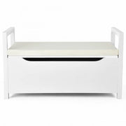 Shoe Storage Bench with Cushion Seat