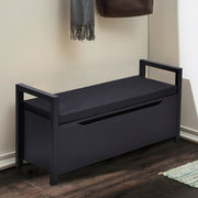 Shoe Storage Bench with Cushion Seat