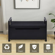 Shoe Storage Bench with Cushion Seat