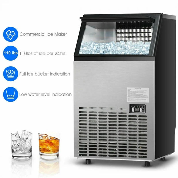 Portable Stainless Steel Ice Maker Machine