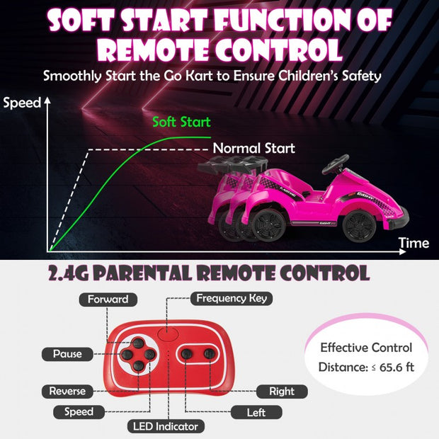 Remote-Controlled Kids Go Cart