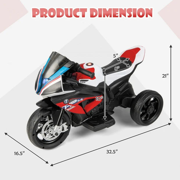 BMW Kids Motorcycle Ride-On Toy - 12V Ride for Young Riders