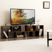 3 Piece Adjustable TV Stand for TVs up to 65" with Shelves