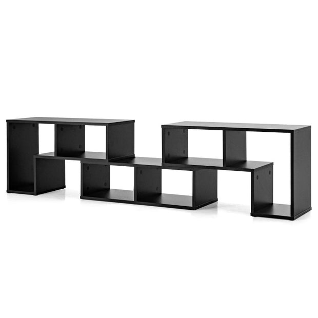 3 Piece Adjustable TV Stand for TVs up to 65" with Shelves