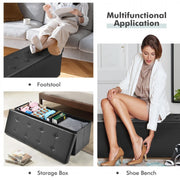 Memory Comfort Storage Ottoman