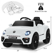 Volkswagen Beetle Dune Kids Electric Ride-On Car with Remote