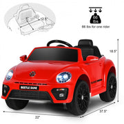 Volkswagen Beetle Dune Kids Electric Ride-On Car with Remote