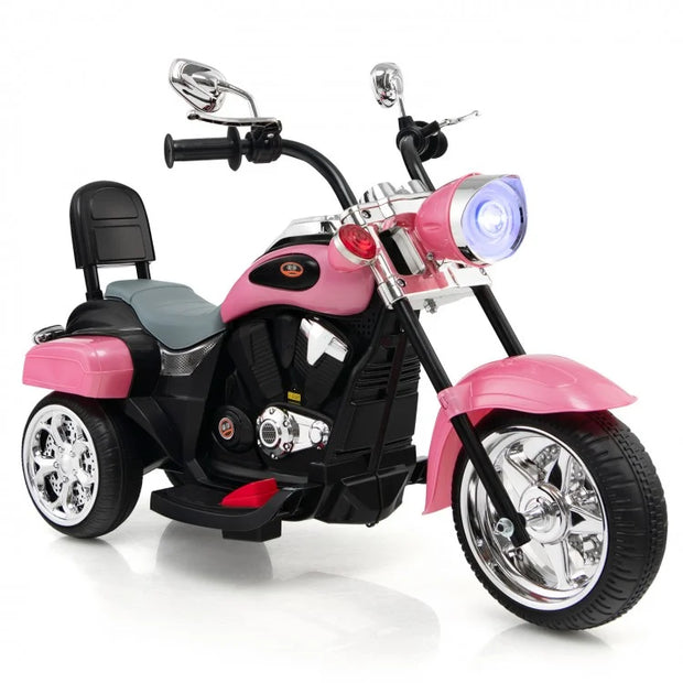 Toddler Chopper Motorbike Ride-On: 6V Powered with Horn & Headlight