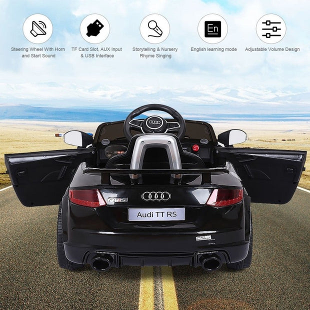 Audi TT RS 12V Electric Ride-On Car with Music & Remote