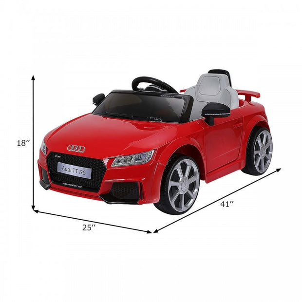 Audi TT RS 12V Electric Ride-On Car with Music & Remote