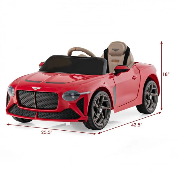 Bentley Bacalar Kids Ride-On Racer Car: 12V Battery Powered