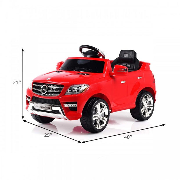 Mercedes Benz Kids Ride-On Car: 6V with MP3 & Remote Control