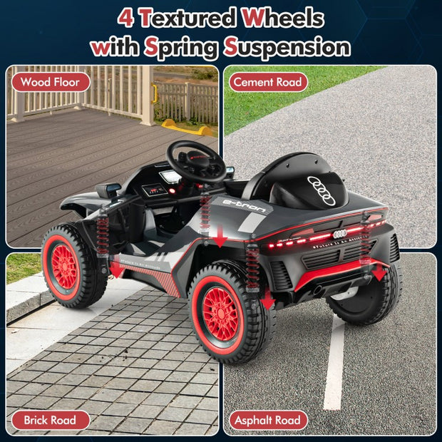 Licensed Audi RSQ E-tron Kids Ride-On Racing Car