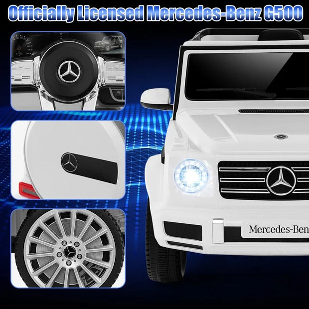 Mercedes-Benz G500 Kids Ride-On Car: 12V Battery Powered