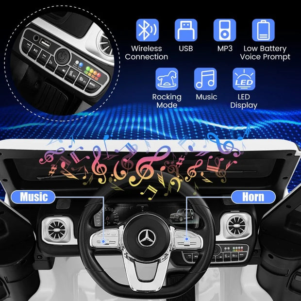Mercedes-Benz G500 Kids Ride-On Car: 12V Battery Powered