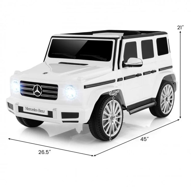 Mercedes-Benz G500 Kids Ride-On Car: 12V Battery Powered