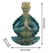 Tranquil Sea Turtle Meditation Statue