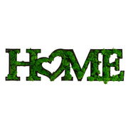 'Home' Moss Letter Wall Art