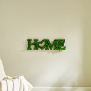 'Home' Moss Letter Wall Art