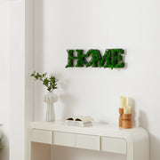 'Home' Moss Letter Wall Art