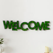 'Welcome' Moss Letter Wall Art