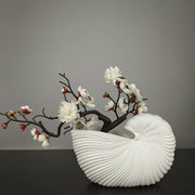 Ceramic Shell Vase