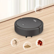 3-in-1 Smart Sweeper Robot Vacuum | Automatic USB Rechargeable Cleaner for Sweeping, Vacuuming, and Mopping