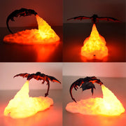 Flame Breathing Dragon LED Night Lamp