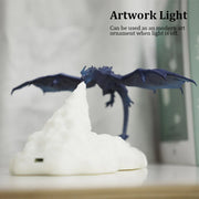 Flame Breathing Dragon LED Night Lamp