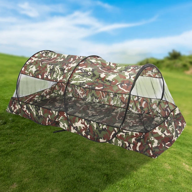 Ultra-Light Pop-Up Screen Tent for Camping, Hiking, and Picnics - Portable, Easy Setup Mosquito Net Canopy for 1-2 People