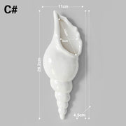 Conch Shell Wall Vase