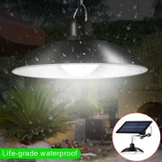 Single or Dual Head Solar Pendant Lights - Remote Controlled LED Lamps