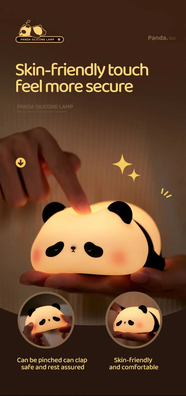 LED Night Lights for Kids - Cute Silicone Animal Lamps