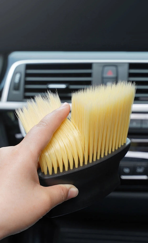 Car interior sweeping dust soft brush car wash tool artifact car interior gap dust brush air outlet cleaning brush