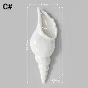 Conch Shell Wall Vase
