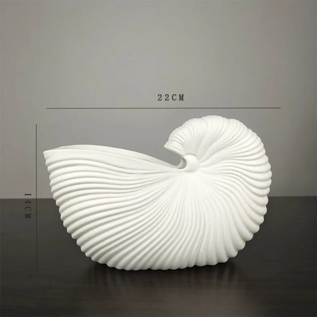 Ceramic Shell Vase