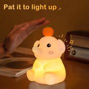 Cute Elephant Silicone Night Light for Kids | Dimmable LED Lamp with Timer | Baby Sleep Aid for Bedside & Nursery | Perfect Gift for Birthdays & Holidays