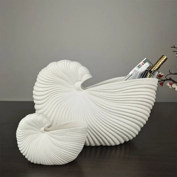 Ceramic Shell Vase