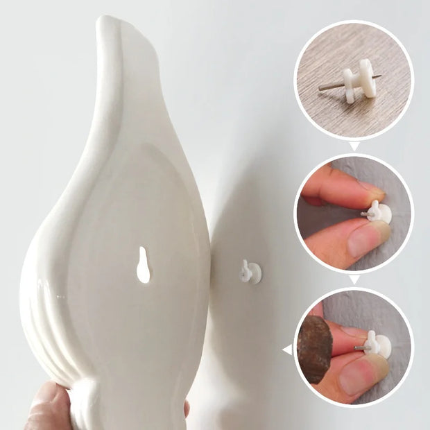 Conch Shell Wall Vase