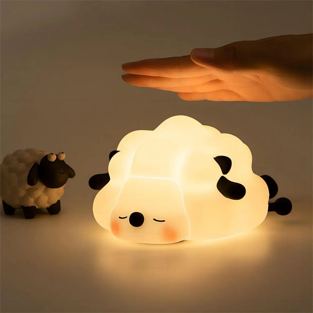 LED Night Lights for Kids - Cute Silicone Animal Lamps