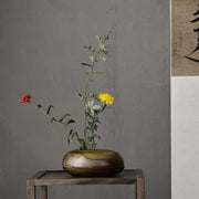 Japanese-Style Pottery Vase - Zen Retro Ceramic Decor