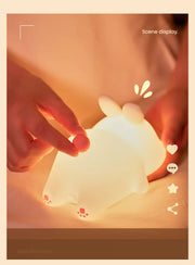 LED Night Lights for Kids - Cute Silicone Animal Lamps