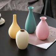 Pastel Nordic Ceramic Vase - Elegant Home and Office Decor