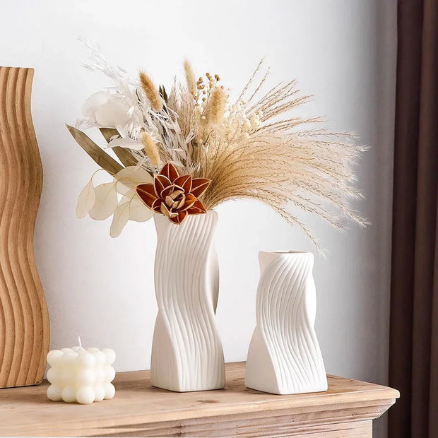 Ceramic Tabletop Vase - Elegant Home Decor