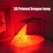 Flame Breathing Dragon LED Night Lamp